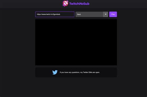 extension twitch no sub|An extension to show sub only VOD on Twitch